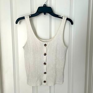 American Eagle White Tank Top